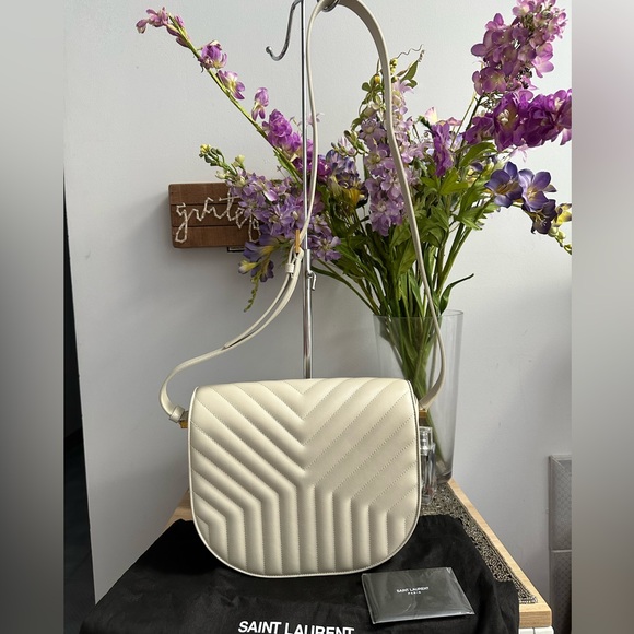 NWT Saint Laurent Joan Quilted Leather Shoulder Bag - Picture 5 of 17